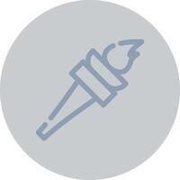 Torch Creative Icon Design vector