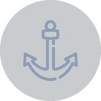 Anchor Creative Icon Design vector