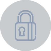 Padlock Creative Icon Design vector