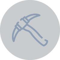 Pickaxe Creative Icon Design vector