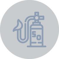 Oxygen Mask Creative Icon Design vector