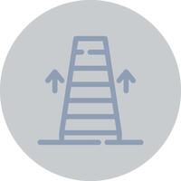 Escalator Creative Icon Design vector