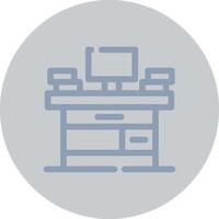 Desk Creative Icon Design vector