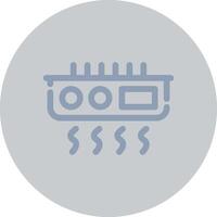 Smoke Detector Creative Icon Design vector