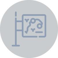 Map Creative Icon Design vector