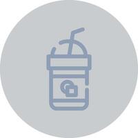 Iced Coffee Creative Icon Design vector