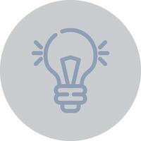 Light Bulb Creative Icon Design vector