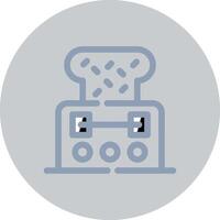 Toaster Creative Icon Design vector