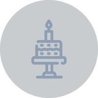 Birthday Cake Creative Icon Design vector