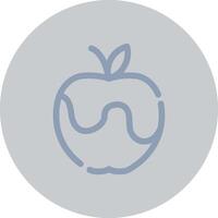 diseño de icono creativo de manzana vector