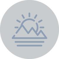 Sunrise Creative Icon Design vector