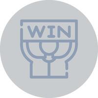 Win Creative Icon Design vector