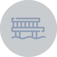 Pier Creative Icon Design vector