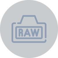 Raw Creative Icon Design vector