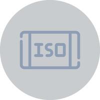 Iso Creative Icon Design vector