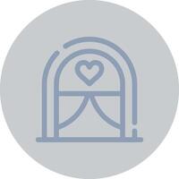 Wedding Arch Creative Icon Design vector