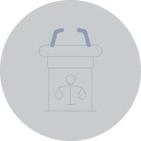 Tribune Creative Icon Design vector