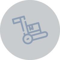 Trolley Creative Icon Design vector