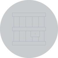 Jail Creative Icon Design vector
