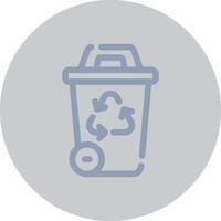 Recycling Bin Creative Icon Design vector