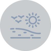 Desert Creative Icon Design vector