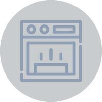 Stove Creative Icon Design vector