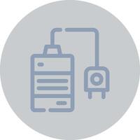 Charger Creative Icon Design vector