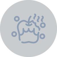 Rotten Creative Icon Design vector