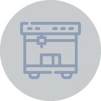 3D Printing Creative Icon Design vector