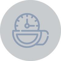 Tea Time Creative Icon Design vector