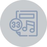 Music Score Creative Icon Design vector