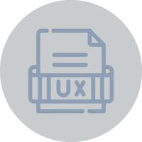 Ux Format Creative Icon Design vector