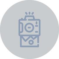 Instant Camera Creative Icon Design vector