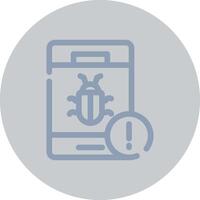 Bug Creative Icon Design vector