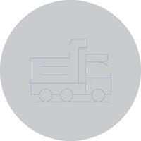 Dump Truck Creative Icon Design vector