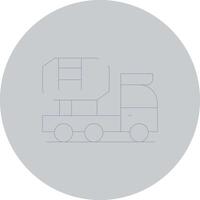 mezclador camión creativo icono diseño vector