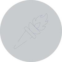 Torch Creative Icon Design vector