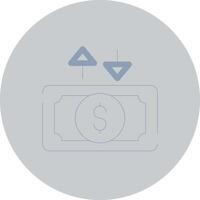 Cash Flow Creative Icon Design vector