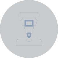 Drilling Machine Creative Icon Design vector