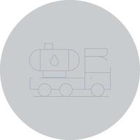 Tanker Truck Creative Icon Design vector