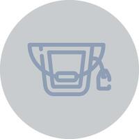 Bucket Creative Icon Design vector