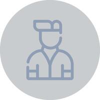 Gate Keeper Creative Icon Design vector