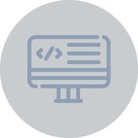 web programación creativo icono diseño vector
