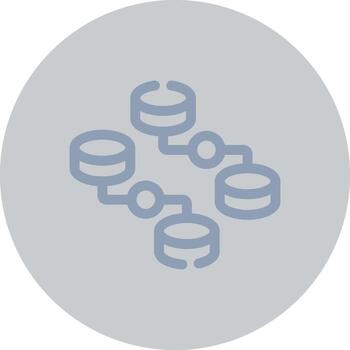 desestructurado datos creativo icono diseño vector