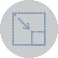 Downsizing Creative Icon Design vector