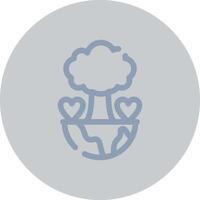 Save Planet Creative Icon Design vector