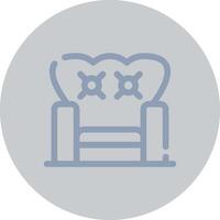 Armchair Creative Icon Design vector