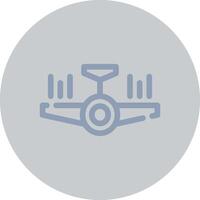 Airplane Creative Icon Design vector