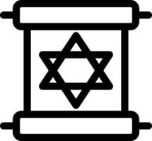 Scroll torah Creative Icon Design vector