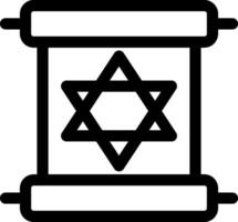 Scroll torah Creative Icon Design vector